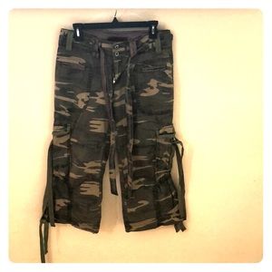 Miss Me Camo Capri Pants